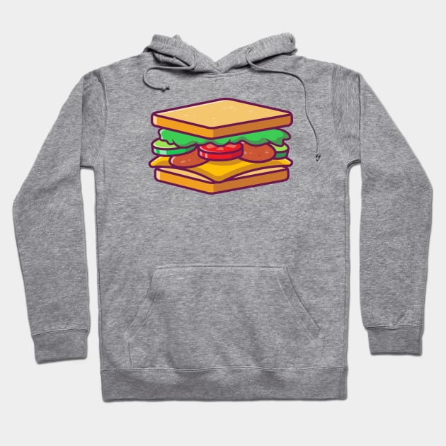 Sandwich Cartoon Hoodie by Catalyst Labs